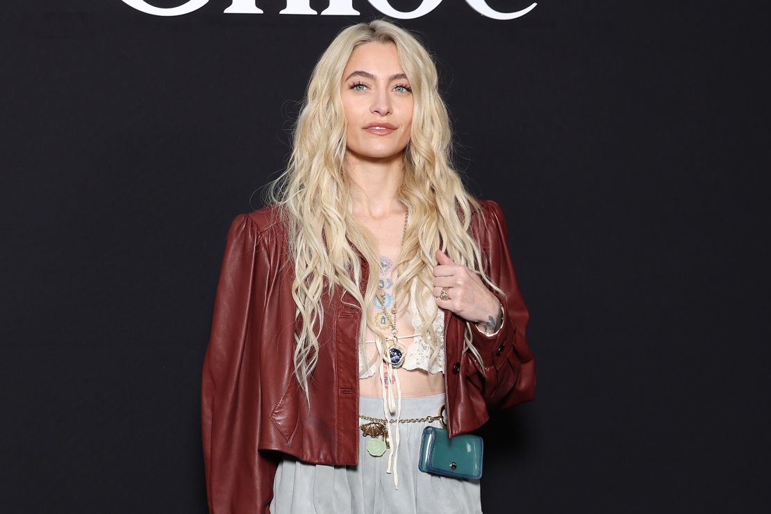 Paris Jackson, daughter of Michael Jackson, turned heads in a mini Chloé co-ord.