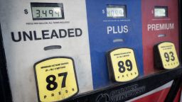 CHICAGO, ILLINOIS - MARCH 06: The price of gasoline is displayed on a pump at a gas station on March 06, 2025 in Chicago, Illinois. Gas prices are expected to rise in several regions of the United States that rely on Canadian oil after the Trump istration implemented a 10 percent tariff on all Canadian oil products. The US imports about 4 million barrels of oil a day from Canada. (Photo by Scott Olson/Getty Images)
