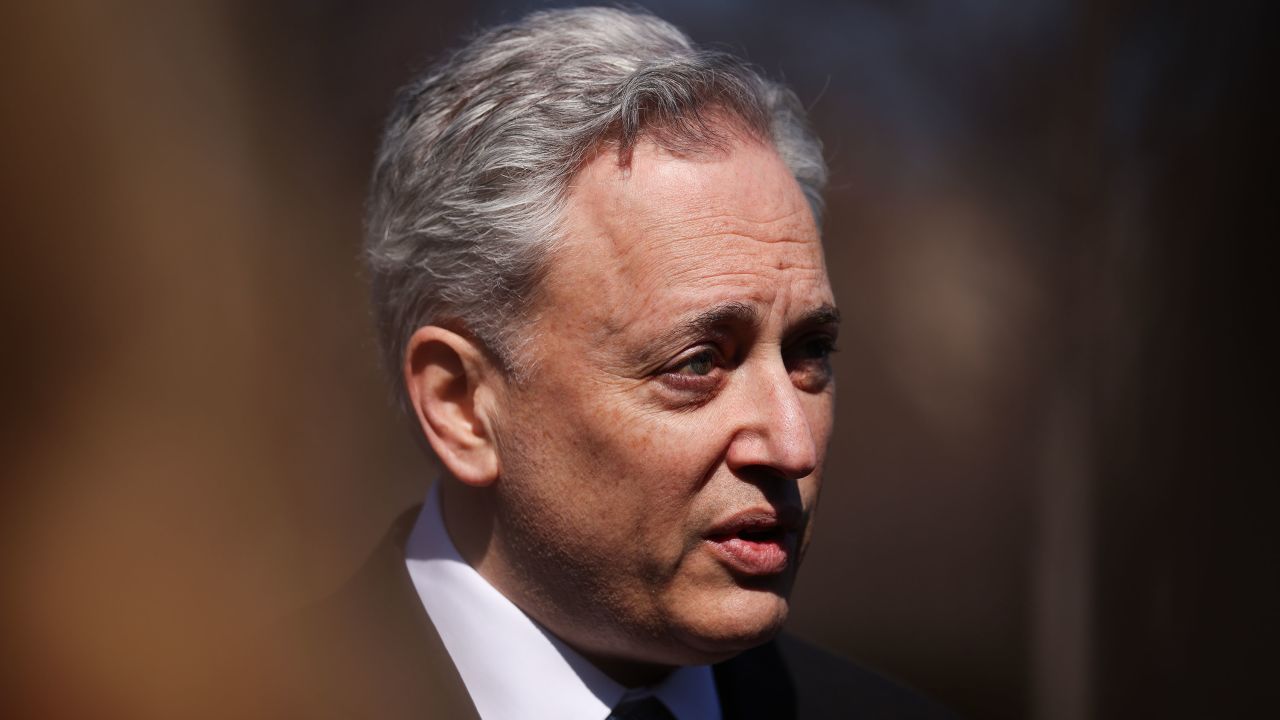 David Sacks, U.S. President Donald Trump's AI and Crypto Czar, speaks to press outside of the White House on March 7, 2025, in Washington, DC.