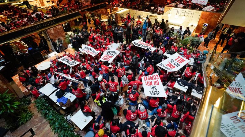 Jewish protesters storm Trump Tower, demand release of Mahmoud Khalil