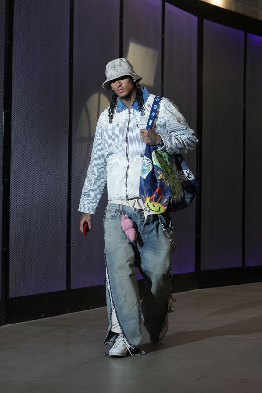 Clarkson arrives for the Utah Jazz's game against the Toronto Raptors on March 14.