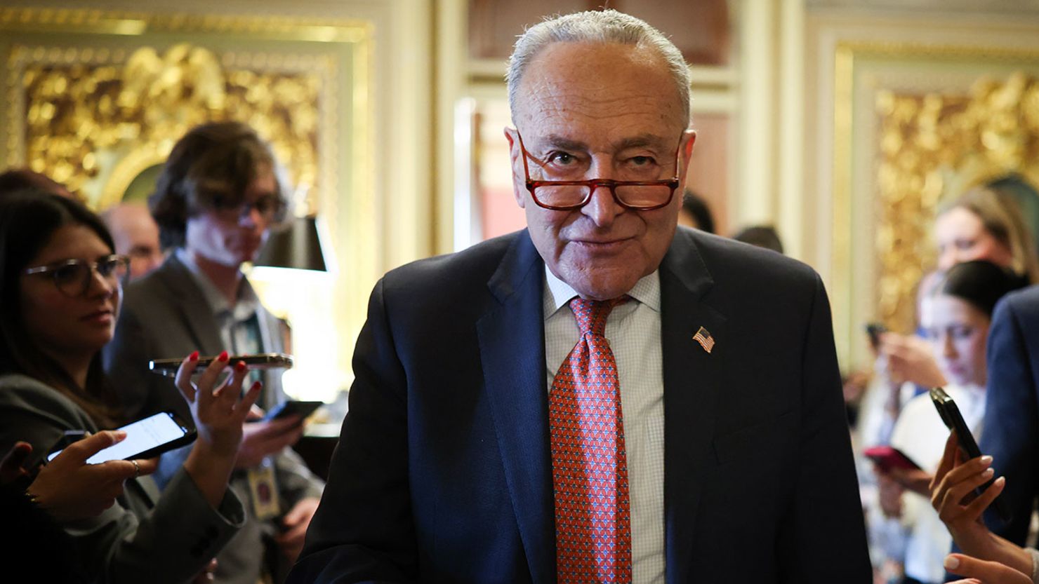 Schumer backs down on fight against GOP’s government funding bill as Democrats face reckoning over Trump strategy