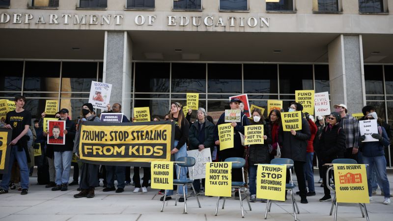 Trump to sign order Thursday to begin dismantling of Education Department | CNN Politics