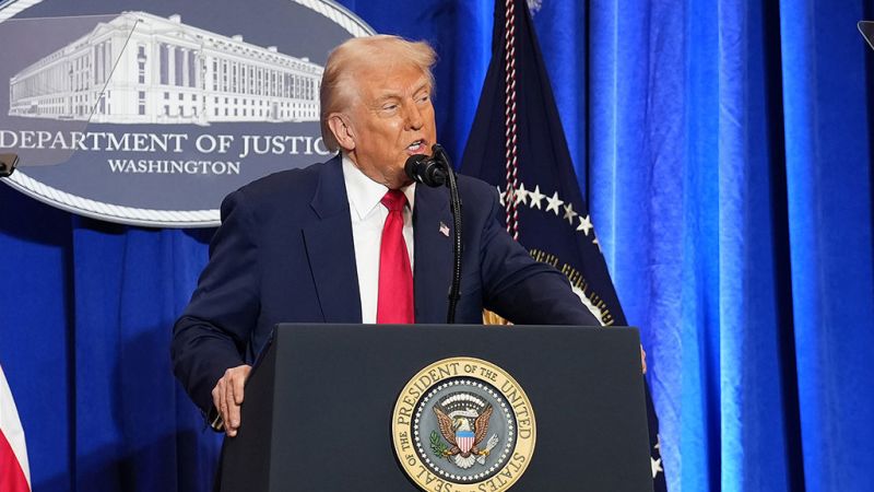 Takeaways from Trump’s airing of grievances at the Justice Department