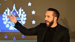 El presidente de El Salvador, Nayib Bukele.