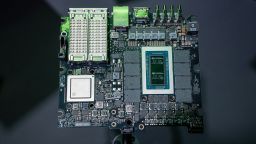 The Nvidia DGX Spark super computer mother board during the Nvidia GPU Technology Conference (GTC) in San Jose, California, US, on Thursday, March 20, 2025. Nvidia Corp., whose products have fueled a flood of artificial intelligence spending, said new types of AI models that produce more complex answers will only increase the need for computing infrastructure.