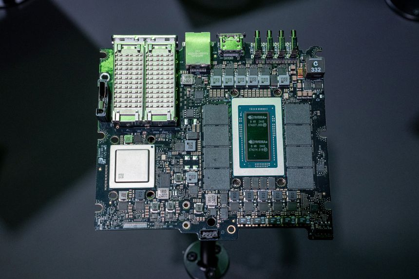 California-based Nvidia has led the charge in the AI chips race, as a leading manufacturer of the technology powering data centers.