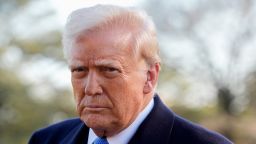 US President Donald Trump at the White House on March 21, 2025.