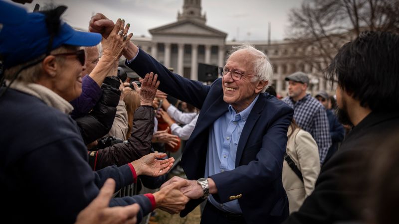Bernie Sanders’ message of resistance finds fresh life as Democratic Party searches for direction
