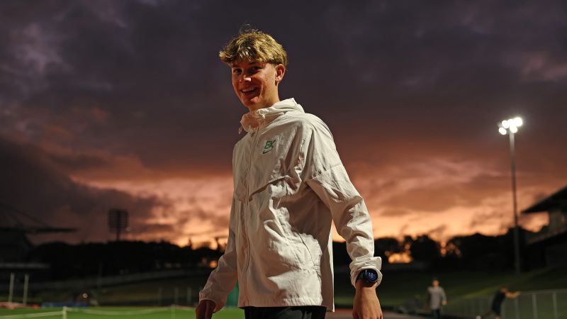New Zealand’s Sam Ruthe, 15, becomes youngest person to run a four-minute mile