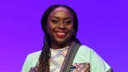 BERLIN, GERMANY - MARCH 19: Nigerian author Chimamanda Ngozi Adichie attends the presentation of the German translation of her book "Dream Count" at Humboldt Forum on March 19, 2025 in Berlin, Germany.  (Photo by Adam Berry/Getty Images)