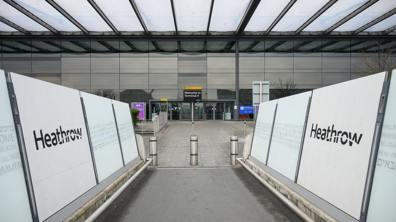 London Heathrow Airport check-in area evacuated due to possible hazarous materials incident