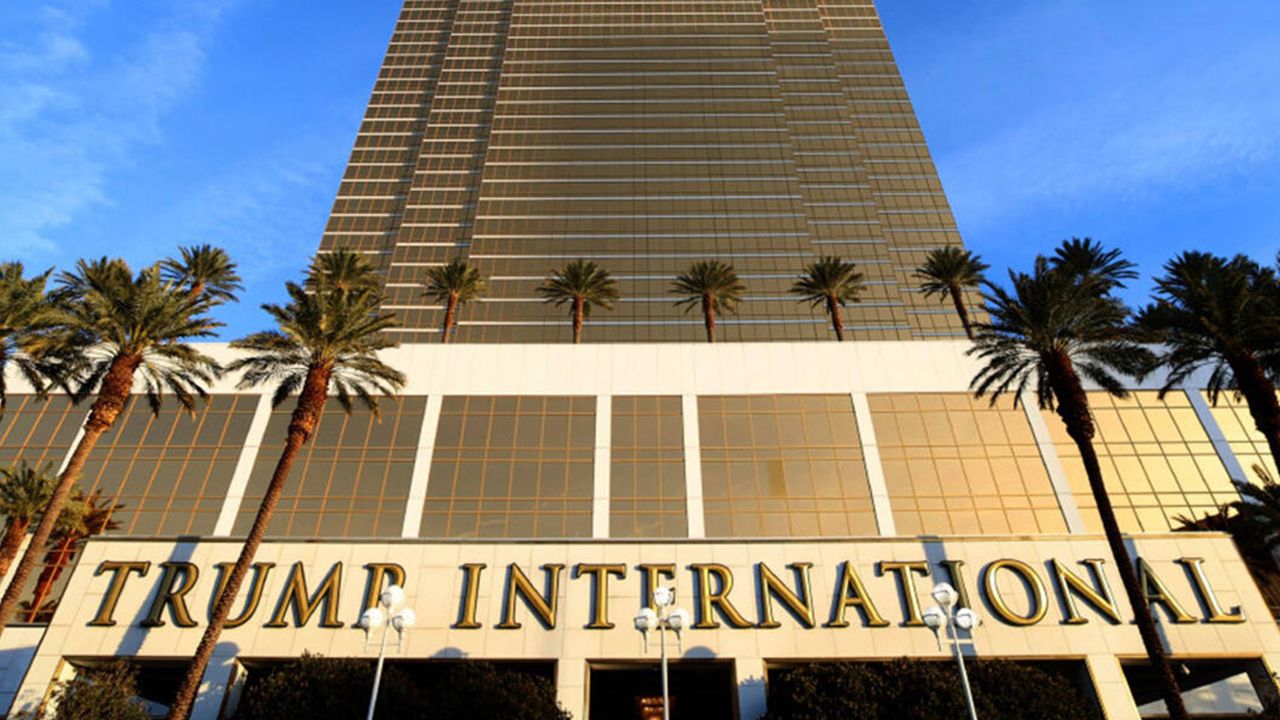 Trump International Hotel on Thursday, January. 2, in Las Vegas.