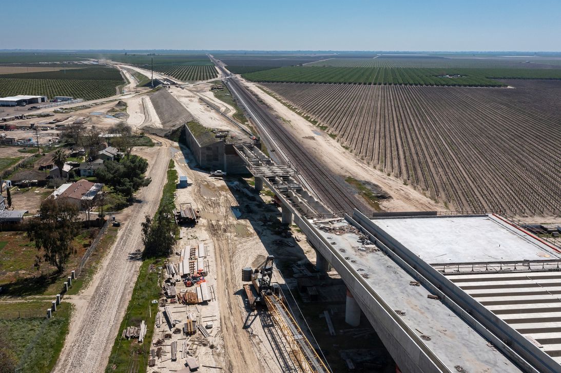 The California High Speed Rail Project has already begun construction on the Central California site, including Fresno County, which can be found here.