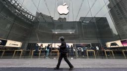 An Apple store on March 22, 2025, in Chongqing, China.