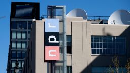 The headquarters for National Public Radio (NPR) in Washington, DC, March 26, 2025. (Photo by SAUL LOEB / AFP) (Photo by SAUL LOEB/AFP via Getty Images)          
