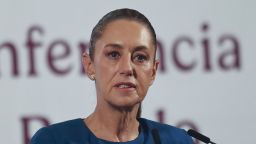 la presidenta de México,  Claudia Sheinbaum, durante su conferencia de prensa matutina.