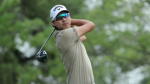 Min Woo Lee is on the brink of winning his first PGA Tour title.