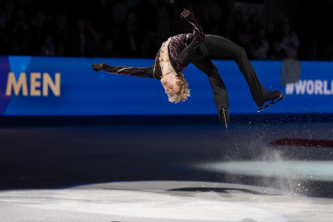 Malinin landed a stunning backflip in his title-winning free skate performance.