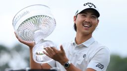 Min Woo Lee won the Houston Open, claiming his first PGA Tour title.