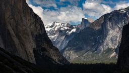 YOSEMITE NATIONAL PARK, CA - MARCH 27:  Yosemite Valley, including Half Dome, Clouds Rest, and El Capitan, is revealed from Tunnel View after a brief rainstorm clears on March 27, 2025, in Yosemite National Park, California. Federal cuts to the National Parks budget have left many areas of Yosemite Valley vulnerable this spring and summer to short staffing issues, including layoffs by the concessionaire, Aramark.  (Photo by George Rose/Getty Images)