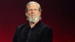 Jeff Bridges promotes the upcoming film "Tron: Ares" at the Disney presentation during CinemaCon on April 3, 2025 in Las Vegas, Nevada.