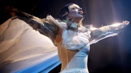 INDIO, CALIFORNIA - APRIL 11: (FOR EDITORIAL USE ONLY) Lady Gaga performs at the Coachella Stage during the 2025 Coachella Valley Music and Arts Festival at Empire Polo Club on April 11, 2025 in Indio, California. (Photo by Kevin Mazur/Getty Images for Coachella)
