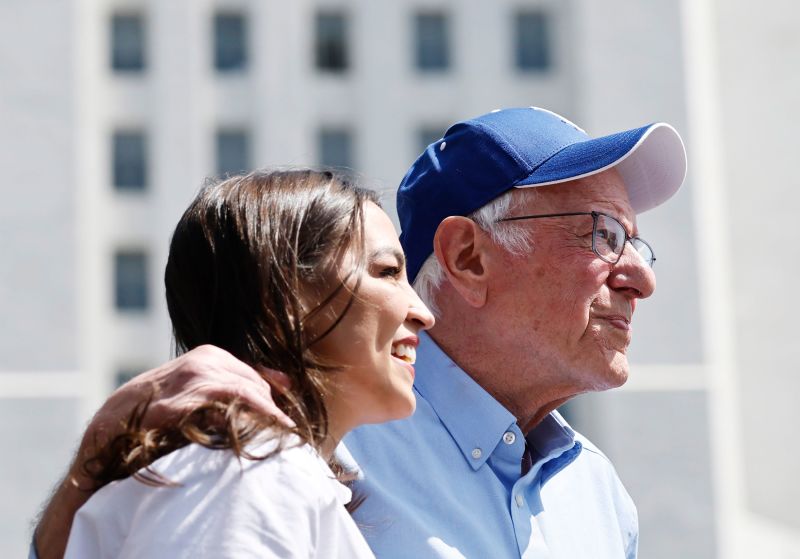 aoc and bernie sanders