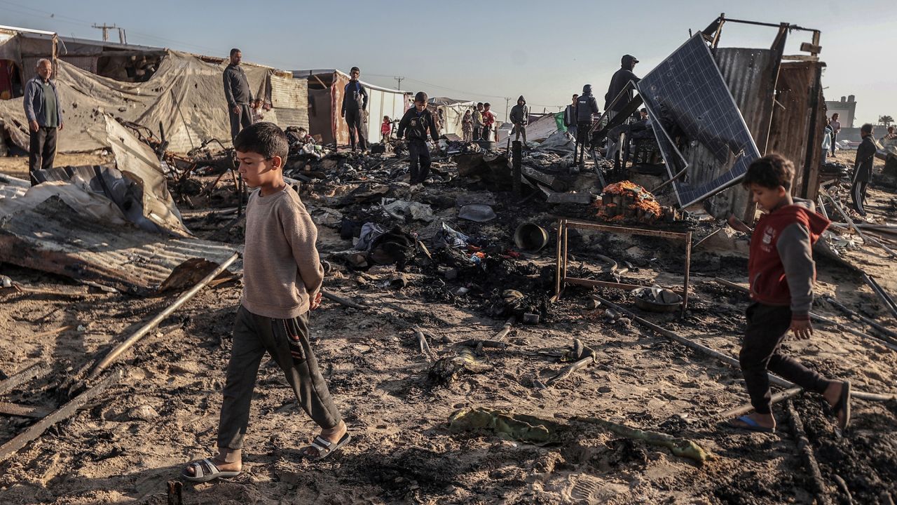 More than 1 in 10 Palestinians has been killed or injured since the war began, former chief of the Israeli military says. (Photo by Ali Jadallah/Anadolu via Getty Images)