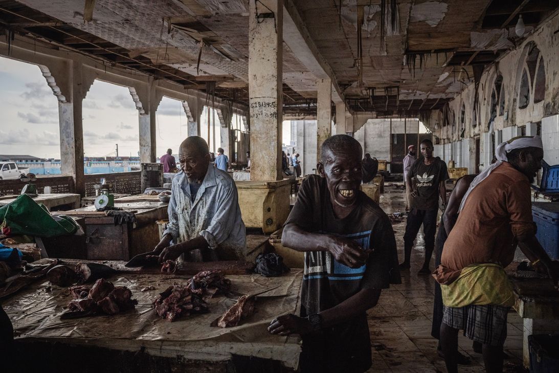 Mogadishu fish market.