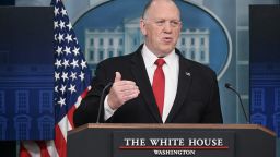 White House 'border czar' Tom Homan speaks during the daily briefing in the Brady Briefing Room of the White House in Washington, DC, on April 28, 2025. US President Donald Trump is to name and shame cities accused of "obstructing" his crackdown on illegal immigration, the White House said Monday, in a move aimed at "protecting American communities from criminal aliens." (Photo by Jim WATSON / AFP) (Photo by JIM WATSON/AFP via Getty Images)          