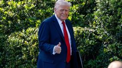 The US President Donald J. Trump appears to celebrate together with the 2025 Super Bowl Champions - The Philadelphia Eagles, on the south lawn of the White House in Washington, D.C. on April 28, 2025. (Photo by Andrew Thomas / Middle East Images / Middle East Images via AFP) (Photo by ANDREW THOMAS/Middle East Images/AFP via Getty Images)          