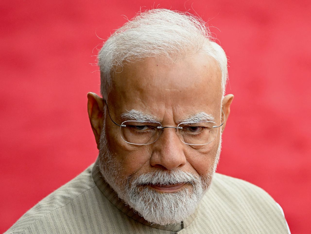 India's Prime Minister Narendra Modi in New Delhi on May 3.