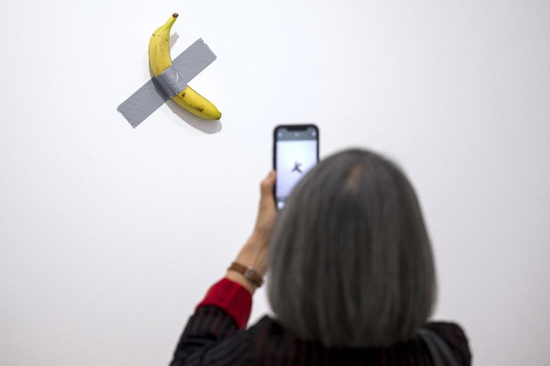 Visitor Eats $6.2M Banana Art at French Museum