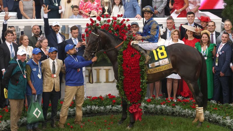 Kentucky Derby winner Sovereignty will not race in the Preakness