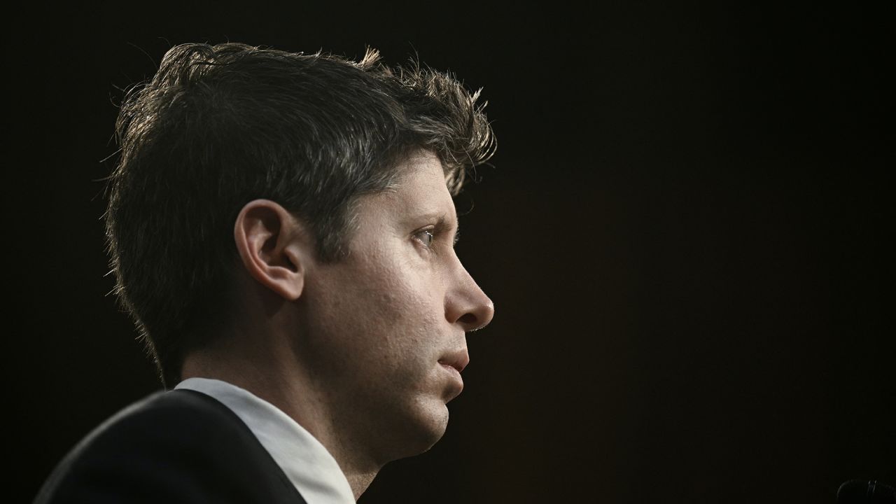 Open AI CEO Sam Altman prepares for a US Senate Commerce Committee hearing on AI on Capitol Hill on May 8, 2025. Altman is turning the company into more than a basic chatbot maker.
