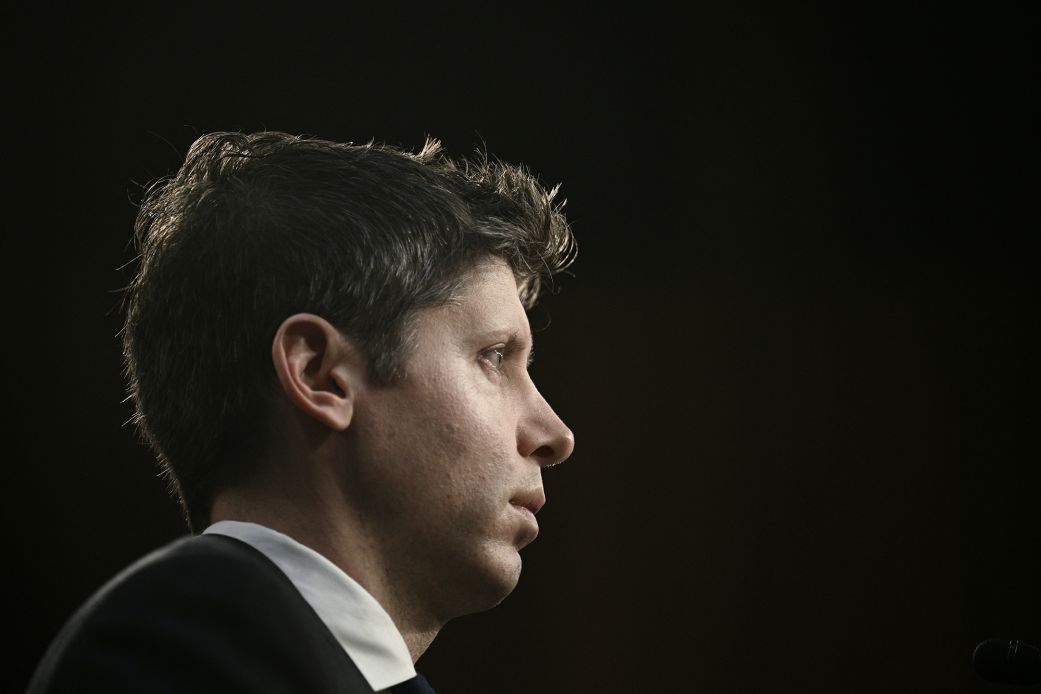 Open AI CEO Sam Altman prepares for a US Senate Commerce Committee hearing on AI on Capitol Hill on May 8, 2025. Altman is turning the company into more than a basic chatbot maker.