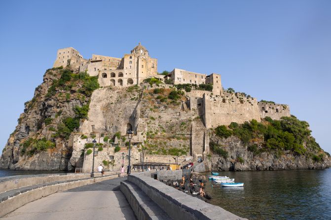 <strong>Castello Aragonese, Italy: </strong> This fortress overlooking the Bay of Naples has been occupied by Roman legionnaires and Napoleon's troops over the years.
