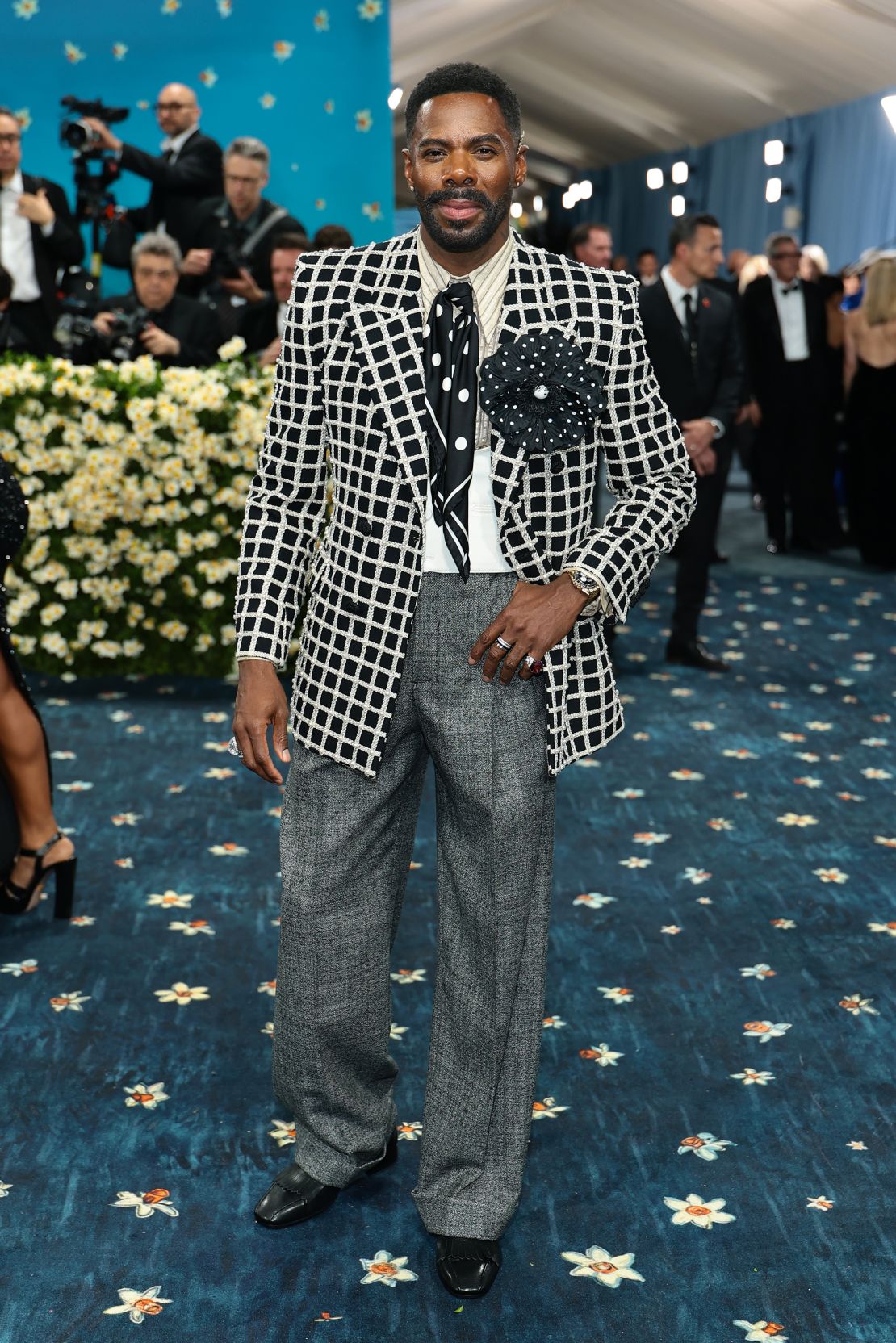 Met Gala co-chair Colman Domingo in Valentino..