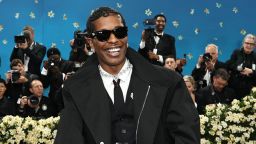 A$AP Rocky at the 2025 Met Gala in New York City.