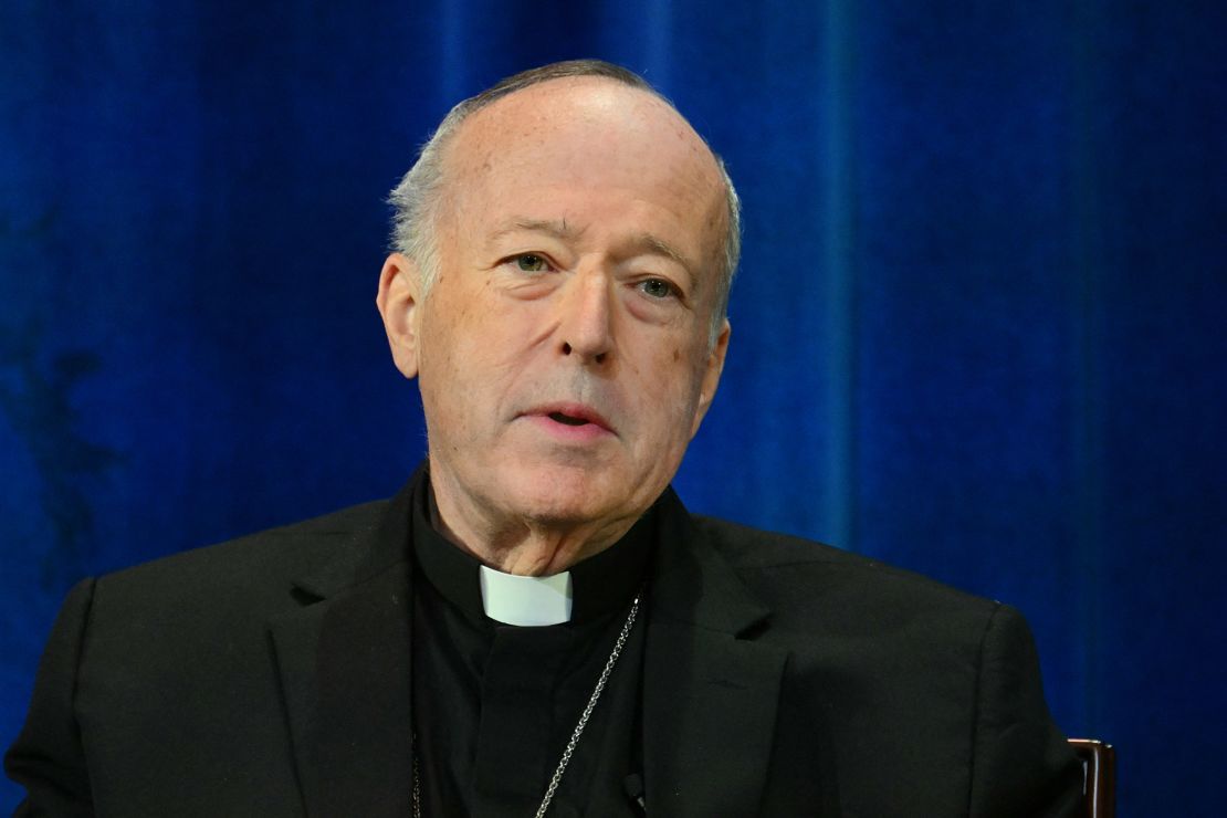 US cardinal Robert McElroy, pictured in May, gave a wide-ranging interview to CNN, during which he criticized the Trump administration's immigrant deportations and the so-called "big, beautiful bill."