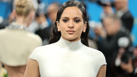 NEW YORK, NEW YORK - MAY 05: Rosalía attends the 2025 Met Gala Celebrating "Superfine: Tailoring Black Style" at Metropolitan Museum of Art on May 05, 2025 in New York City.  (Photo by Dia Dipasupil/Getty Images)