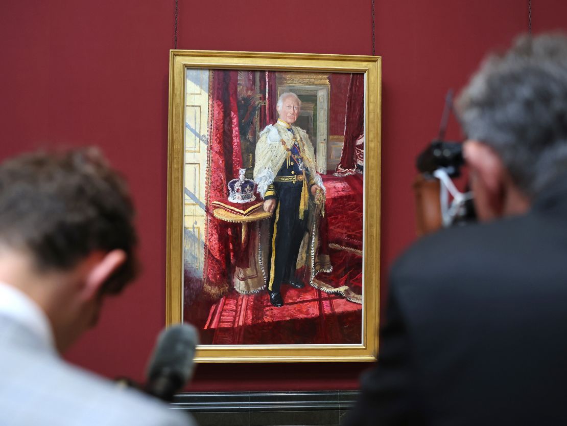 Coronation portrait of UK’s King Charles unveiled