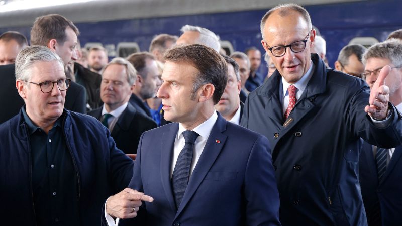 European leaders arrive in Kyiv in show of support for Ukraine
