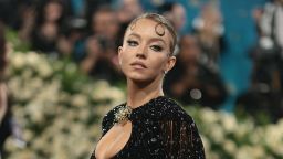 Sydney Sweeney attends the 2025 Met Gala Celebrating "Superfine: Tailoring Black Style" at Metropolitan Museum of Art on May 05, 2025 in New York City.