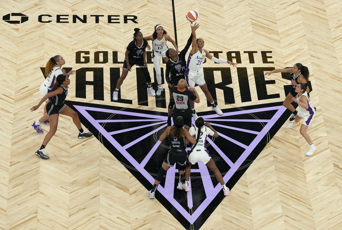 The Golden State Valkyries made their WNBA season debut in 2025.