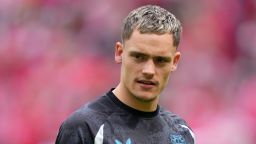 Florian Wirtz of Bayer 04 Leverkusen looks on during the Bundesliga match between 1. FSV Mainz 05 and Bayer 04 Leverkusen at MEWA Arena on May 17, 2025 in Mainz, Germany.