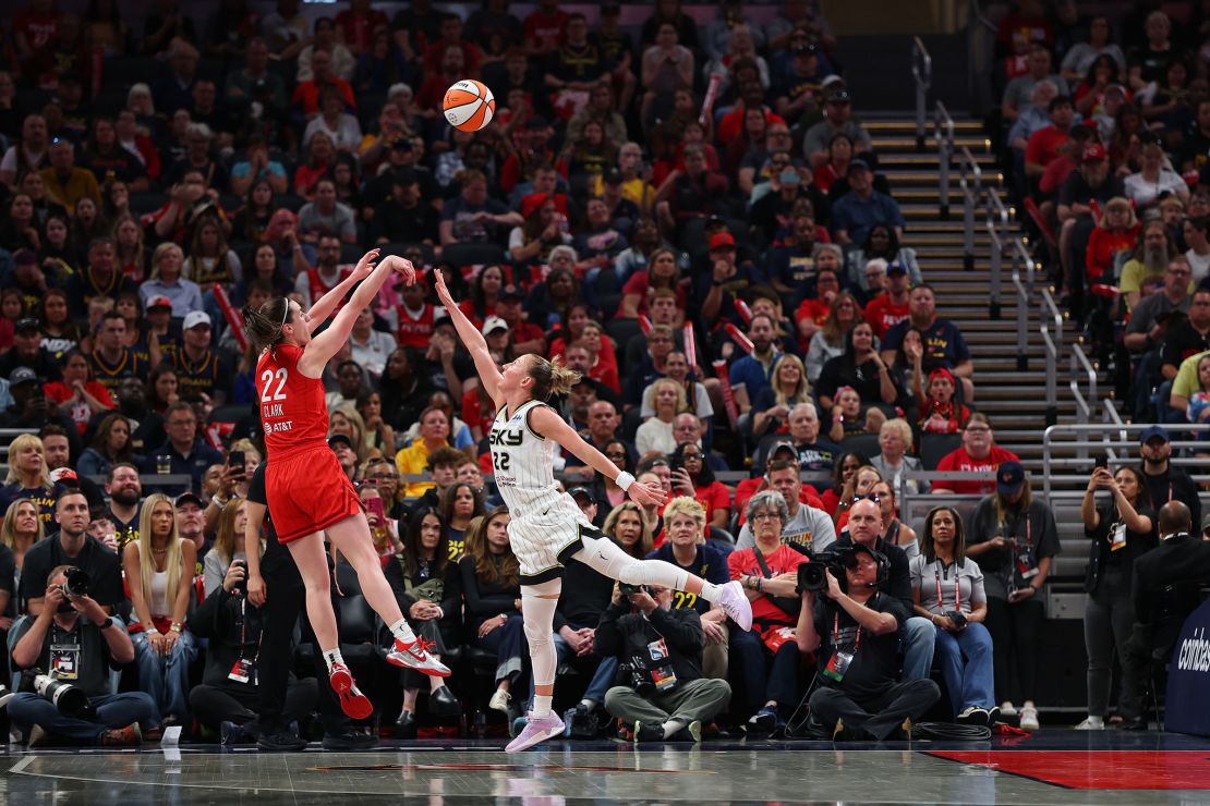 Caitlin Clark had the third triple-double of her WNBA career.