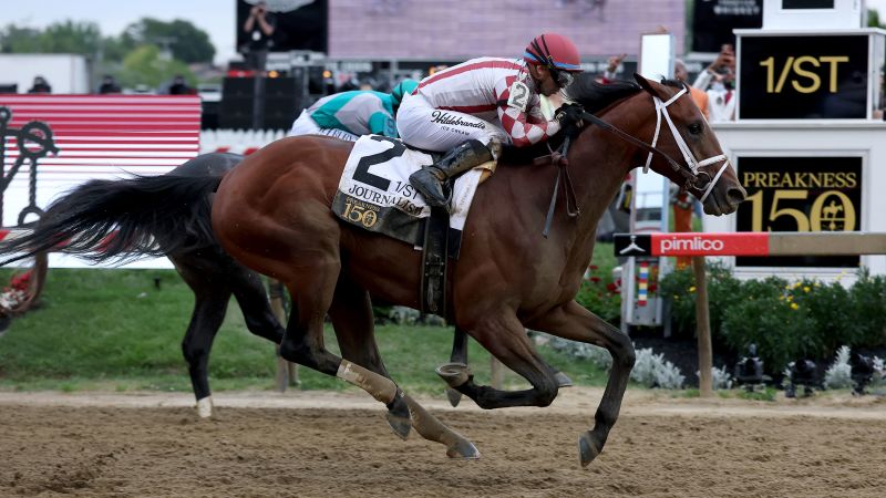 Любимата журналистика идва отзад, за да спечели 2025 Preakness Stakes 