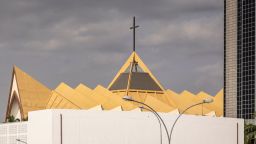 The National Christian Church in the central business district in Abuja, Nigeria, on May 21, 2025.